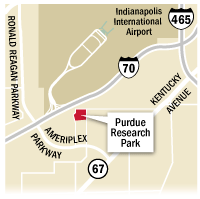 Purdue Research Park map