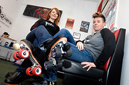 Amber Jones and Kate Bothwell, Vital Skates