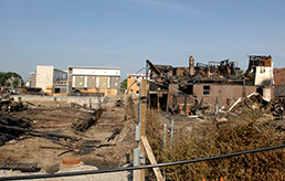 Park 16 fire aftermath