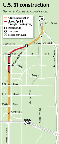 U.S. 31 map