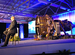 GE aviation plant press conference David Joyce 15col