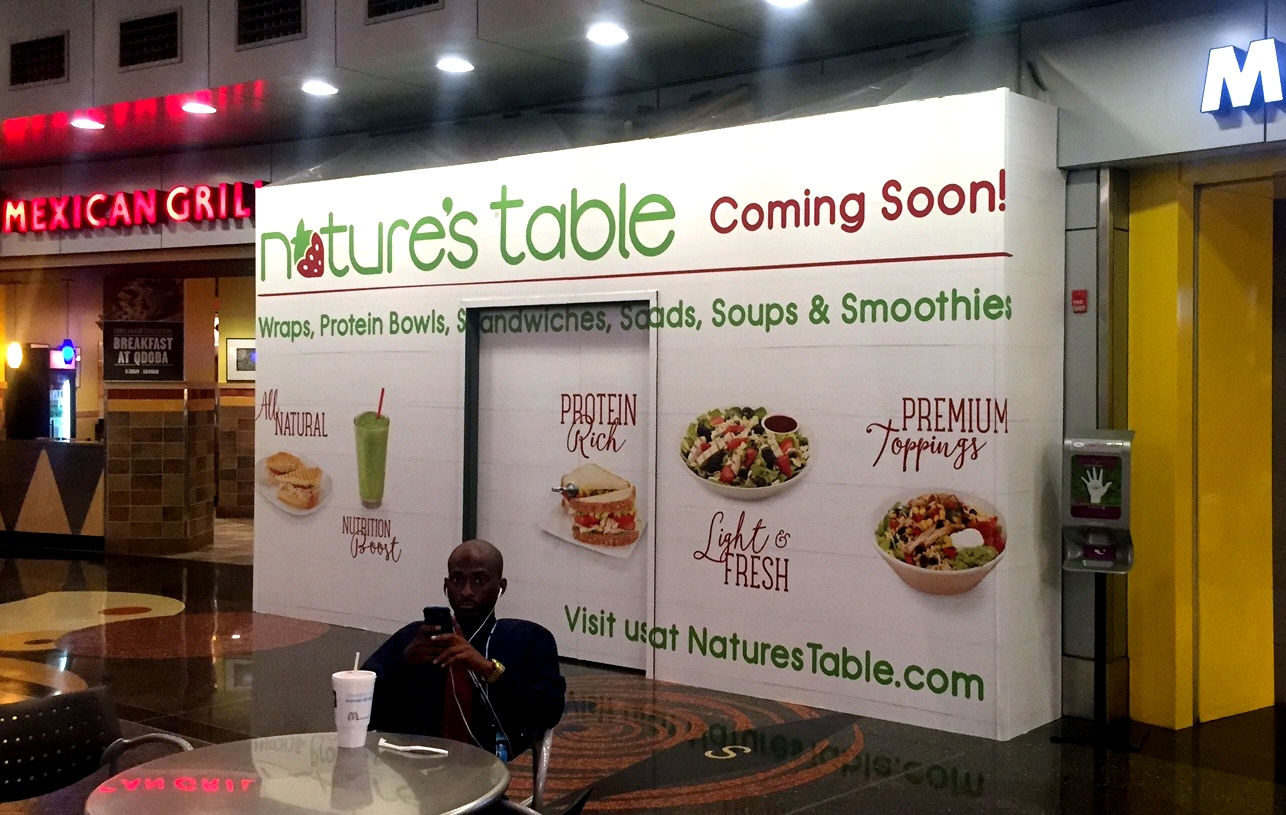 Natures table - Indy airport