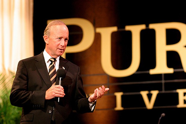 Mitch Daniels at Purdue