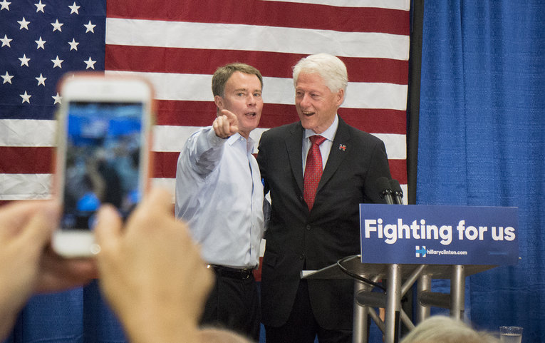 Bill Clinton and Joe Hogsett 2