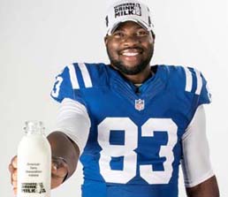 dwayne allen 15col milk ad