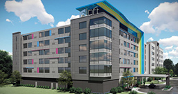 aloft hotel rendering