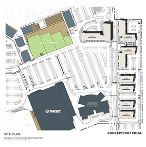 Glendale apartments site plan 300px