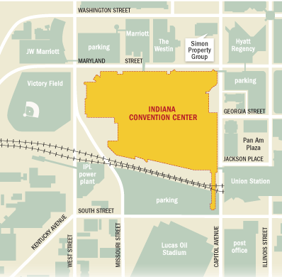 Convention Center map