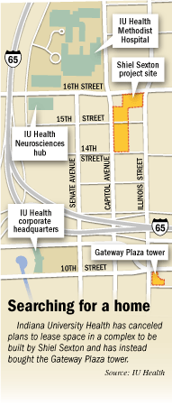 IU Health map