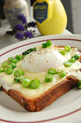 Truffle Egg Brioche at Eggshell Bistro in Carmel