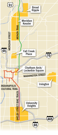 Monon Trail map