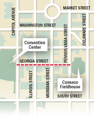 Georgia Street map