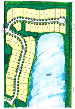 Monon Lake site plan