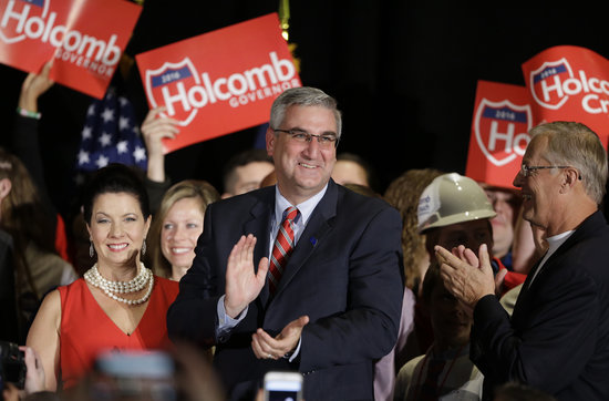 Holcomb on election night 500 px