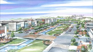 Plans call for major infrastructure upgrades, including urban green space such as Helix Park.