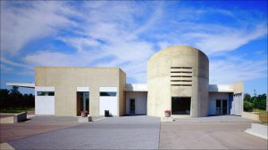Axis led a team that designed the $1.75 million Indiana Veterans Memorial Cemetery in Madison, which opened in 2005. The chapel was made almost entirely of cast concrete.
