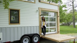 Maggie Daniels co-owns a tiny house in Zionsville that she offers for rent on her business Try It Tiny. She also stays in the house when she rents out her main house.