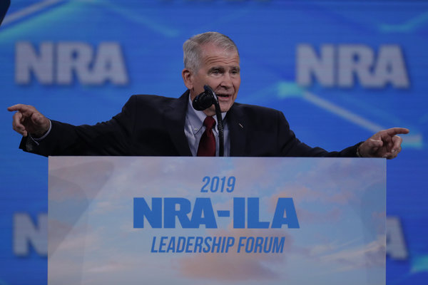 Oliver North - NRA convention 2019 - 600 px